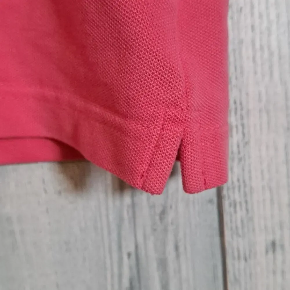 Lilly Pulitzer Polo Shirt Pink Medium - Picture 4 of 6